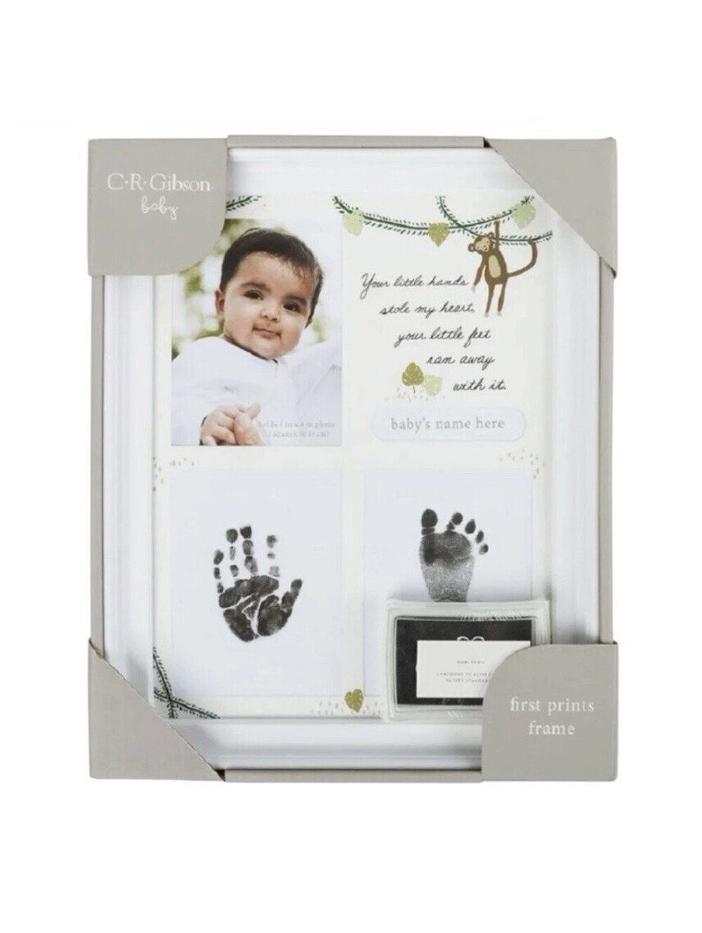 C.R. Gibson Baby Bundle Bright 1st Prints Frame